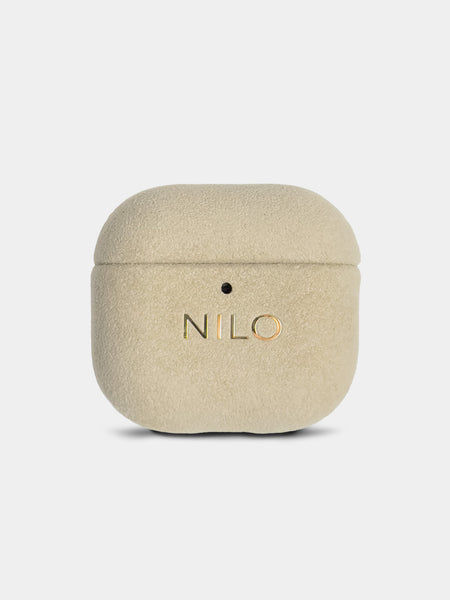 Nude AirPods 4 Case - Alcantara Hülle (2. Generation)